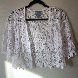 Crocheted cardigan